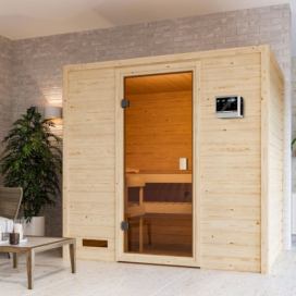 Interiérová finská sauna 195 x 145 cm Dekorhome
