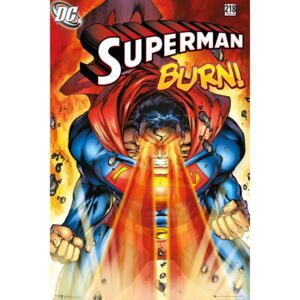 Plakát, Obraz - Superman - Burn, (61 x 91,5 cm) - Favi.cz