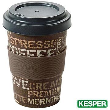 Kesper Bambusový hrnek na kávu s dekorem Coffee Time, 400 ml  - alza.cz