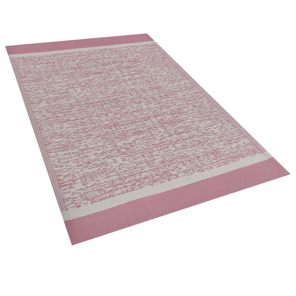 Venkovní koberec 120 x 180 cm růžový BALLARI - Beliani.cz