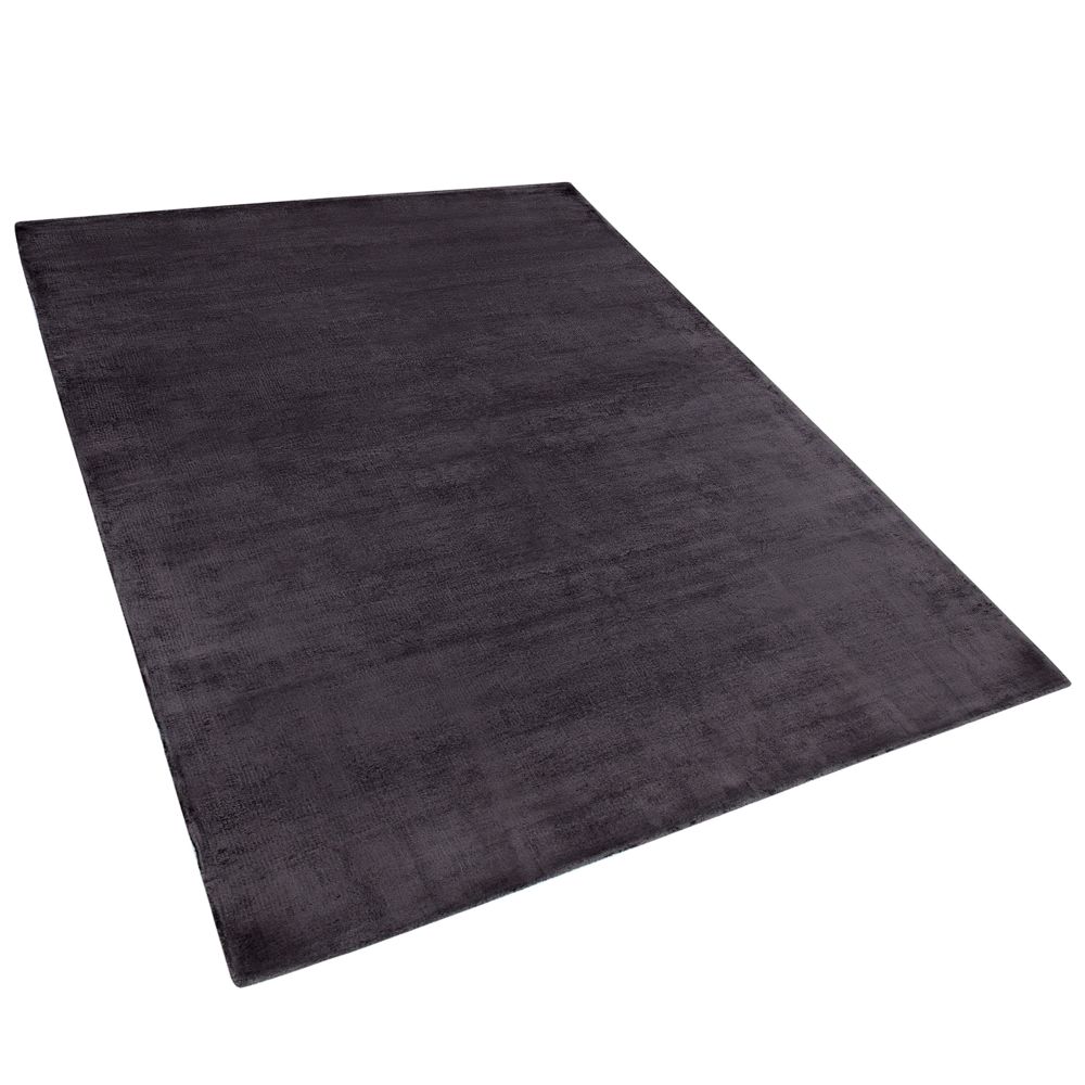 Viskózový koberec 160 x 230 cm tmavě šedý GESI II - Beliani.cz
