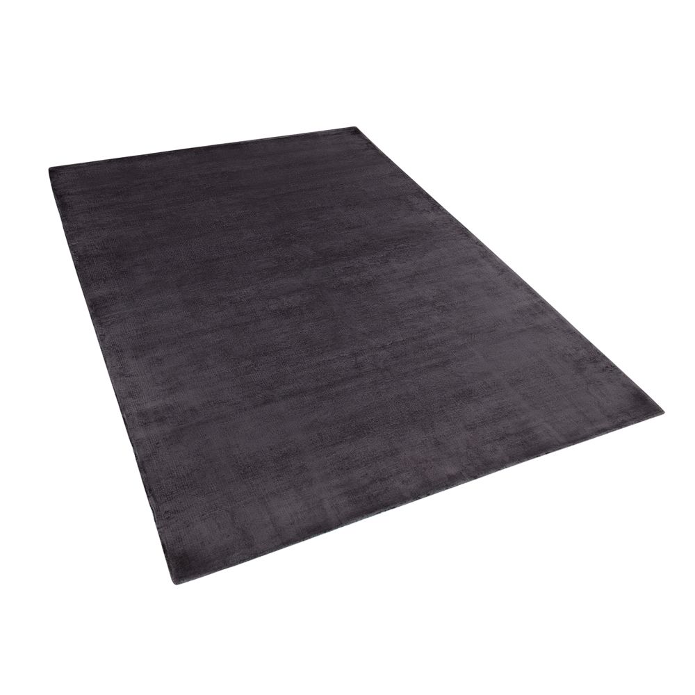 Viskózový koberec 140 x 200 cm tmavě šedý GESI II - Beliani.cz