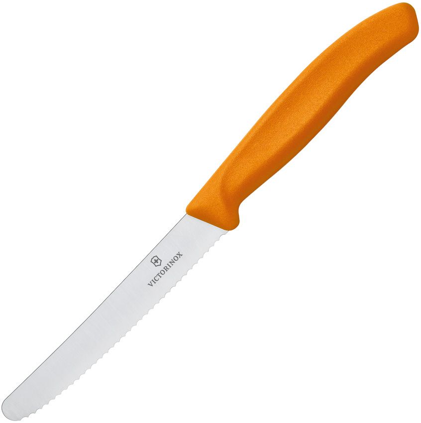 Nůž na rajčata Victorinox 11 cm oranžový - Chefshop.cz