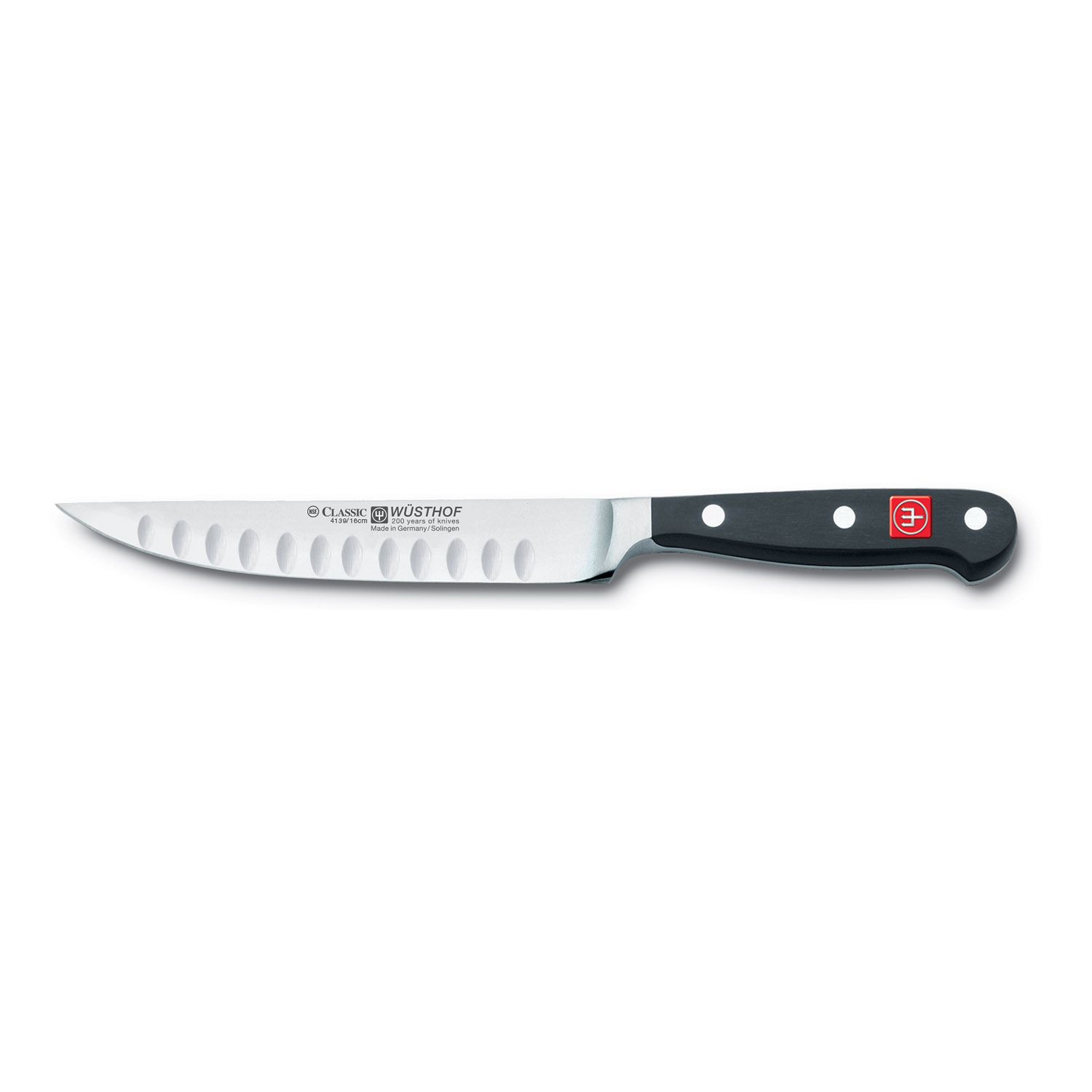 WÜSTHOF Kuchyňský nůž s výbrusem 16 cm Classic - Chefshop.cz