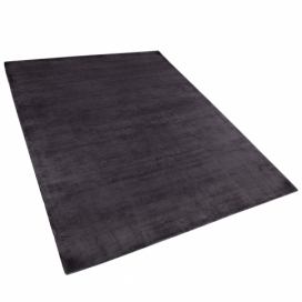 Viskózový koberec 160 x 230 cm tmavě šedý GESI II Beliani.cz