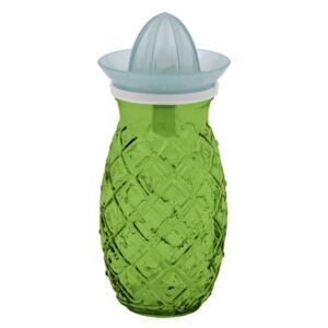 Zelená sklenice s odšťavňovačem z recyklovaného skla Ego Dekor Ananas, 0,7 l - Favi.cz