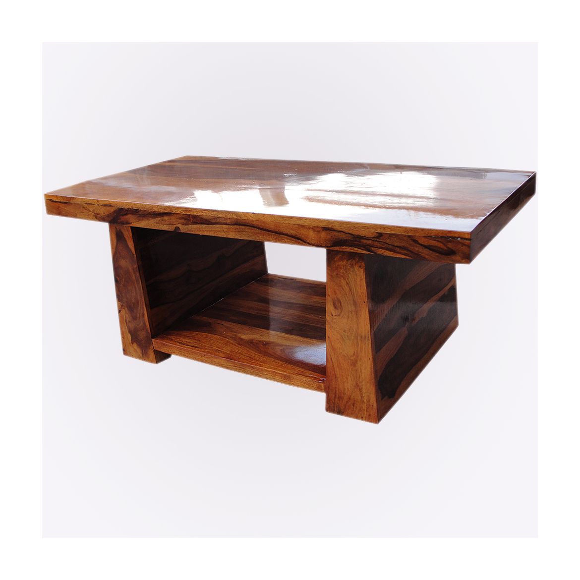 Konferenční stolek Tara 110x45x60 z indického masivu palisandr Natural - Lakšmi - Indický Nábytek.cz
