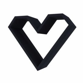 Casarredo Police ve tvaru srdce ARIZA barva černá