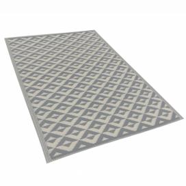 Venkovní koberec 120 x 180 cm šedý BIHAR
