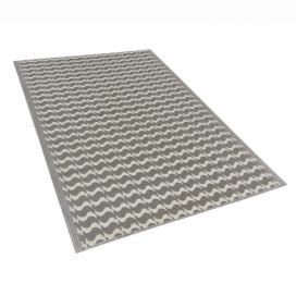 Venkovní koberec 120 x 180 cm šedý TUMKUR