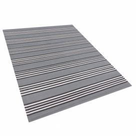 Venkovní koberec 160 x 230 cm šedý SAUGOR