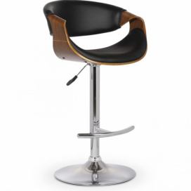  H100 barová židle ořechová / černá