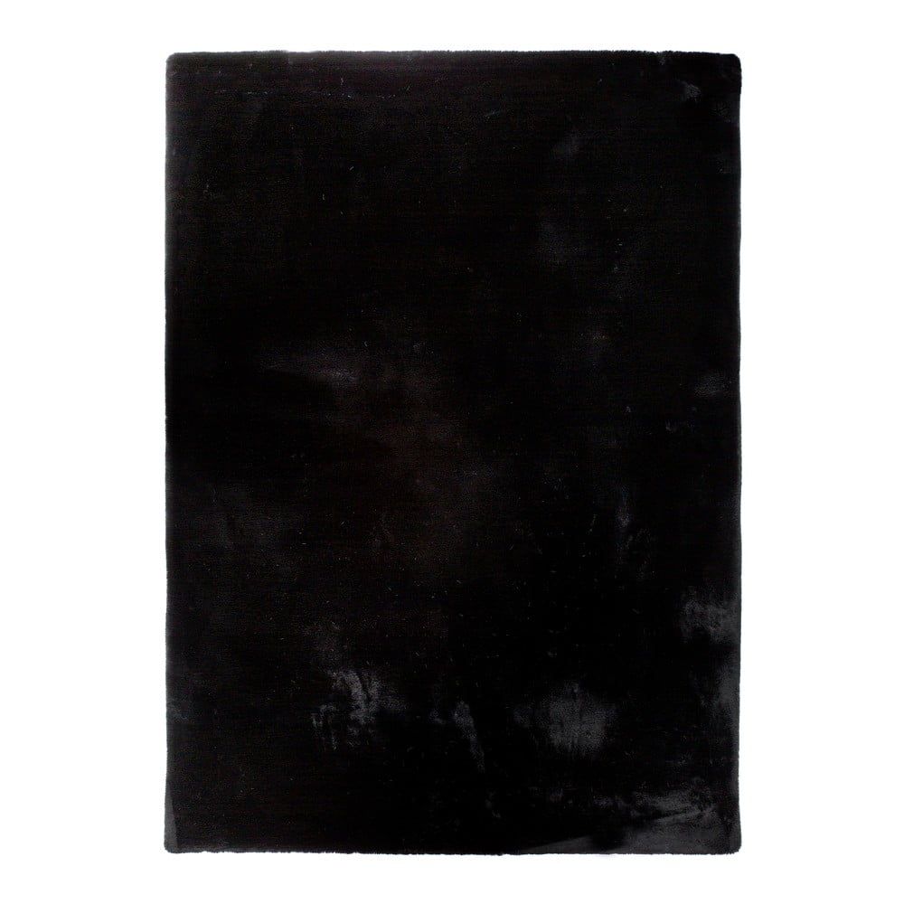 Černý koberec Universal Fox Liso, 80 x 150 cm - Bonami.cz