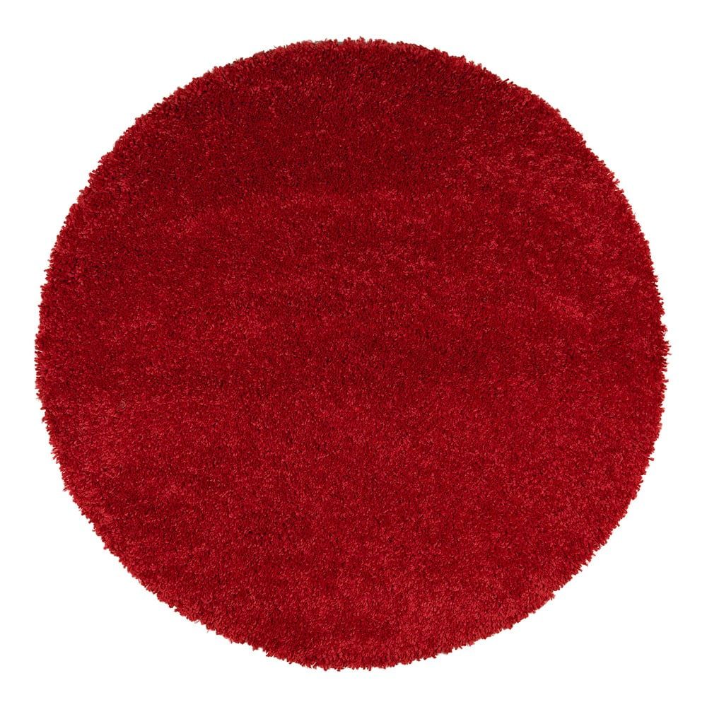 Červený koberec Universal Aqua Liso, ø 80 cm - Bonami.cz