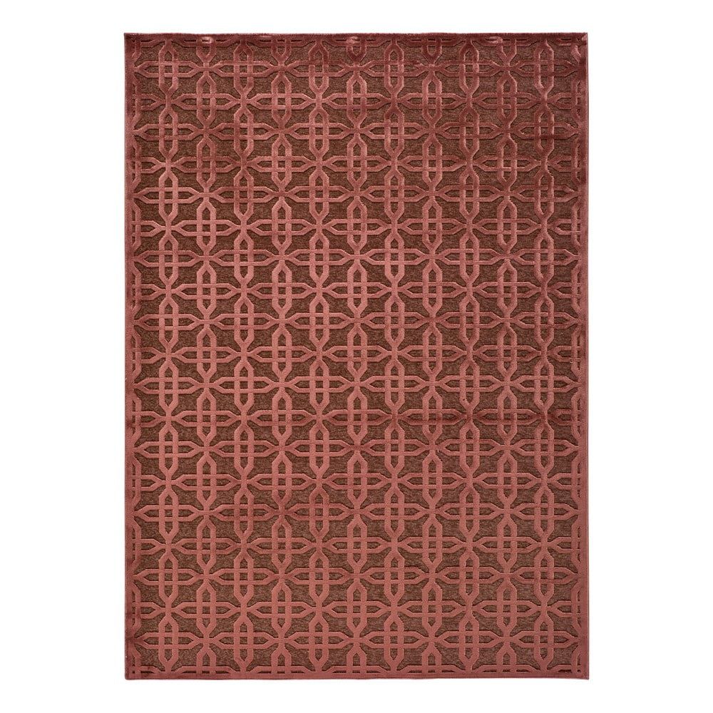 Červený koberec z viskózy Universal Margot Copper, 60 x 110 cm - Bonami.cz