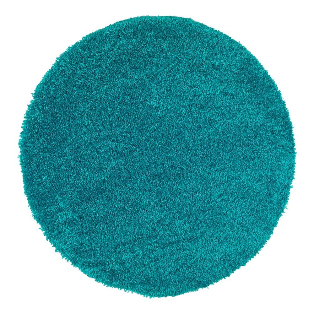 Modrý koberec Universal Aqua Liso, ø 80 cm - Bonami.cz