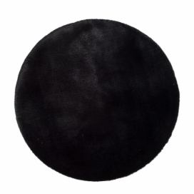 Černý koberec Universal Fox Liso, Ø 120 cm Bonami.cz