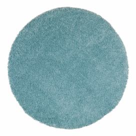 Světle modrý koberec Universal Aqua Liso, ø 80 cm