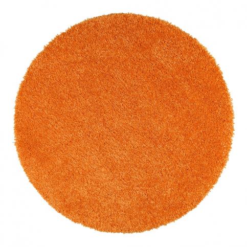 Oranžový koberec Universal Aqua Liso, ø 80 cm Bonami.cz