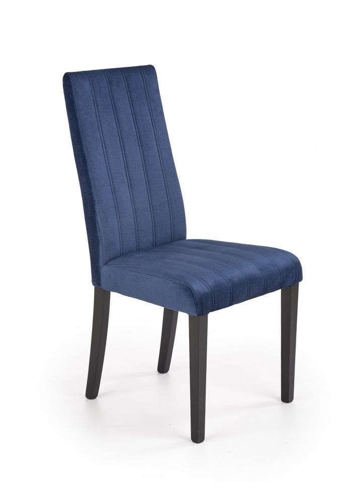 Halmar Jídelní židle DIEGO 2 - černá/tmavě modrá - DEKORHOME.CZ