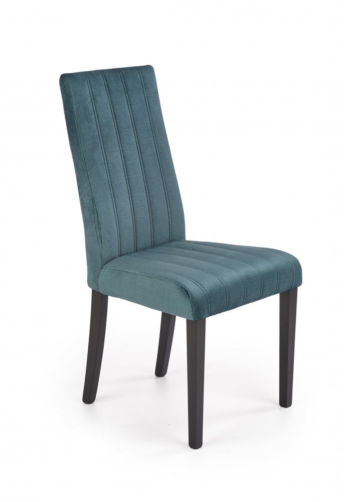 Halmar Jídelní židle DIEGO 2 - černá/tmavě zelená - DEKORHOME.CZ