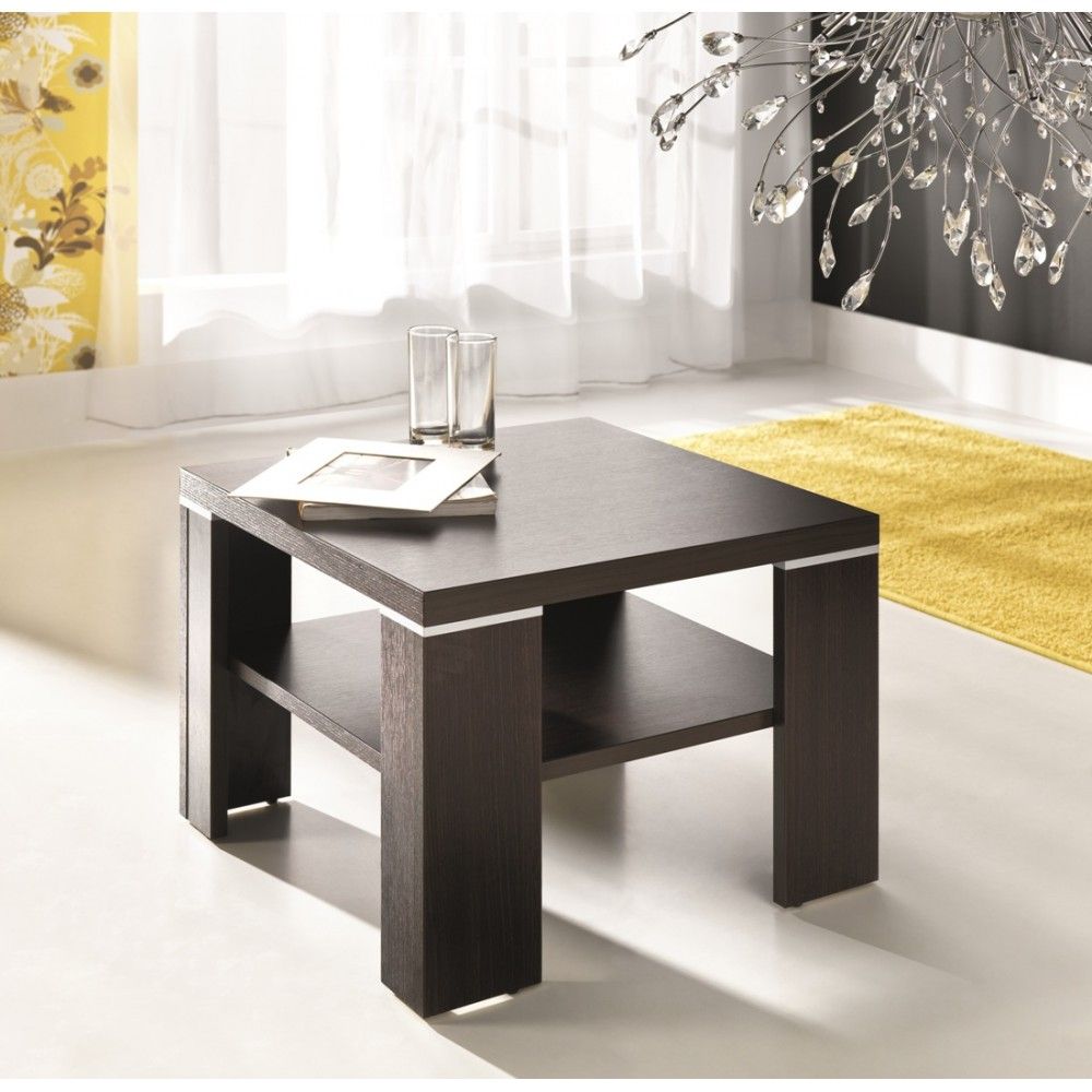 Maridex Konferenční stolek Kwadrat Maridex 60/43/60 Barva: kastan-wenge - DAKA nábytek