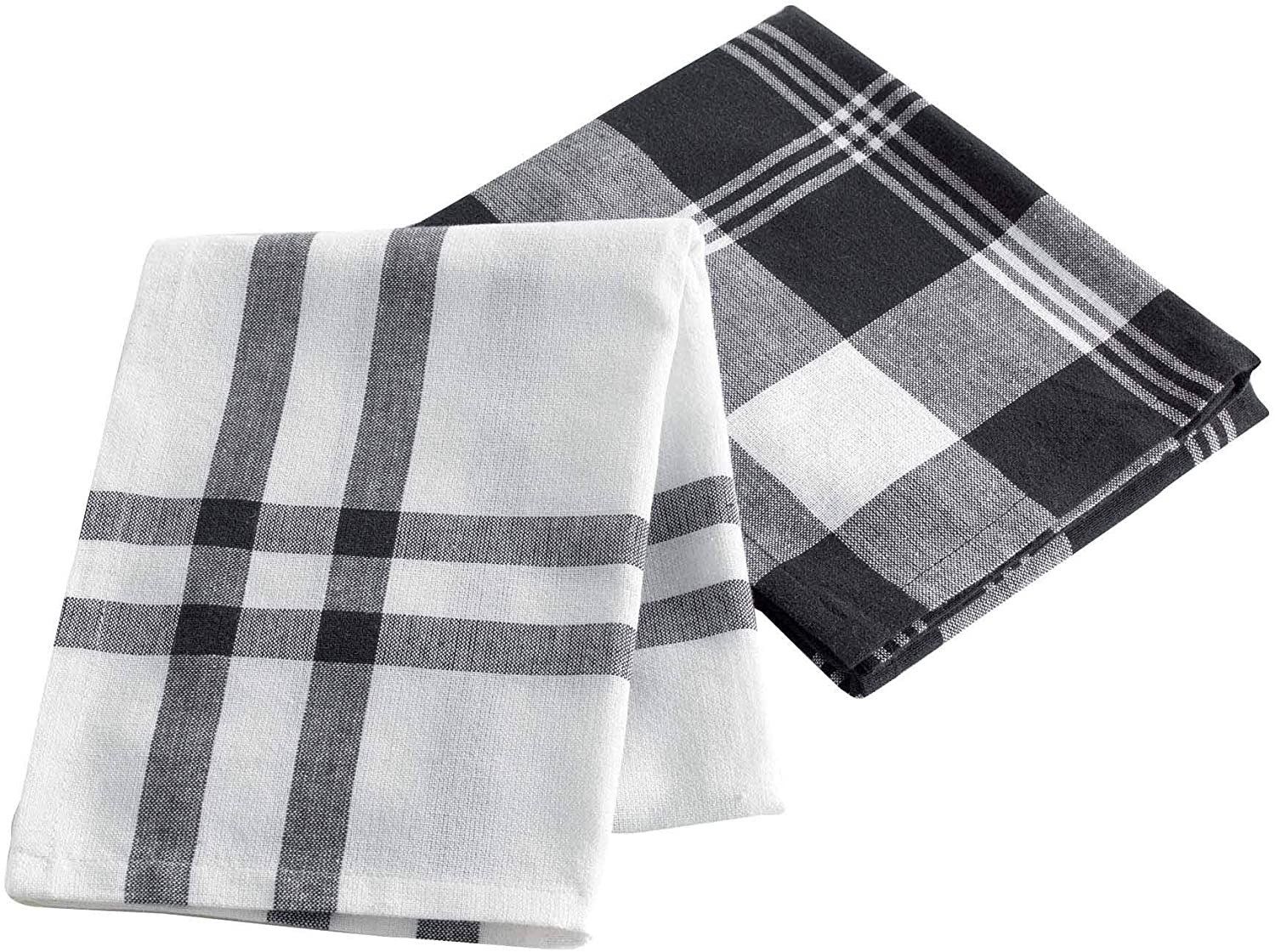 Douceur d\'intérieur Kuchyňské kostkováné ručníky ANAGOLD, 50 x 70 cm, 2 barvy v ceně - EMAKO.CZ s.r.o.