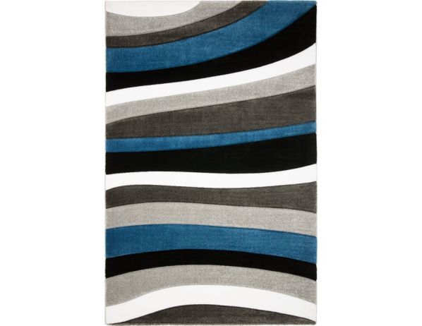 Kusový koberec Moderno 904/grey-blue stripe - FORLIVING