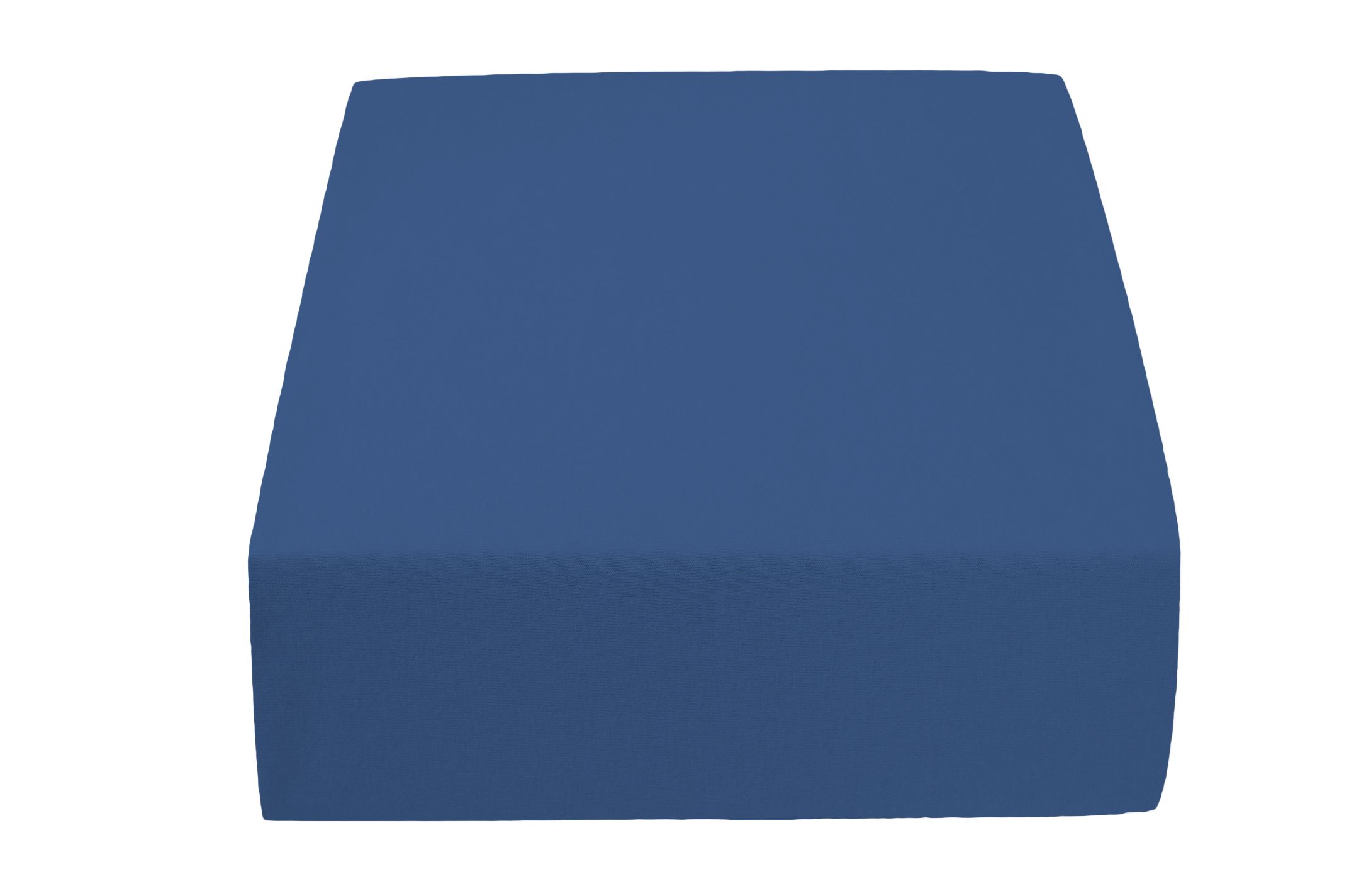 Jersey prostěradlo tmavě modré 90 x 200 cm Gramáž (hustota vlákna): Standard (145 g/m2) - Výprodej Povlečení