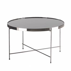 Konferenční stolek stříbrný LUCEA