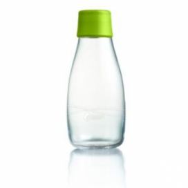 Zelená skleněná lahev ReTap s doživotní zárukou, 300 ml