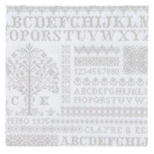 Papírové ubrousky Cross stitched pattern 33*33 cm (20 kusů) - Favi.cz