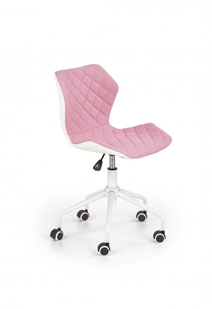Halmar Dětská židle Matrix 3, bílá/růžová - DEKORHOME.CZ