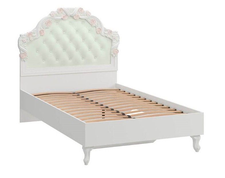 LB Studentská postel s roštem Margaret 120x200cm-alabastr/mintová - Eurokosik.cz