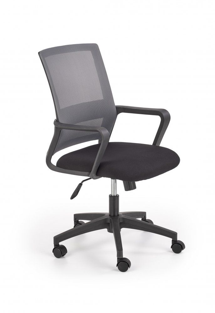 HALMAR Kancelářká židle Manu černá/šedá - DEKORHOME.CZ
