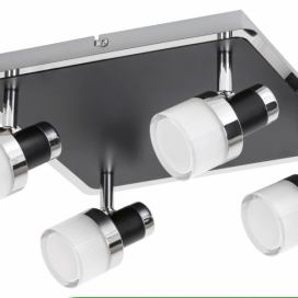 Rabalux 5024 LED koupelnové stropní bodové svítidlo Harold 1x20W | 1600lm | 4000K | IP44 - chrom s černými prvky