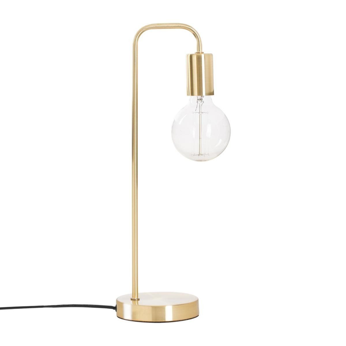 Atmosphera Stolní lampa KELI, kovová stolní lampa, zlatá stolní lampa, 46 cm - EMAKO.CZ s.r.o.