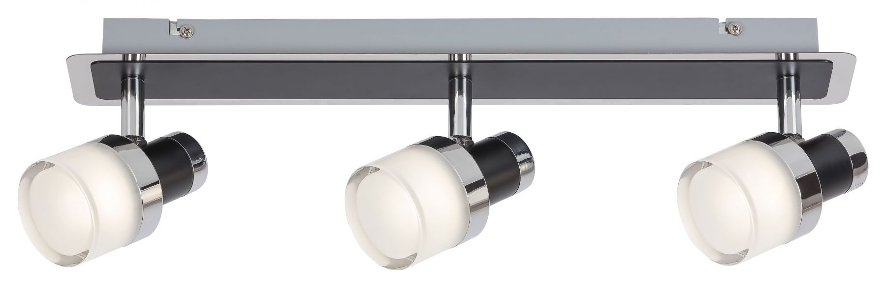 Rabalux 5023 LED koupelnové nástěnné bodové svítidlo Harold 1x15W | 1200lm | 4000K | IP44 - chrom s černými prvky - Dekolamp s.r.o.