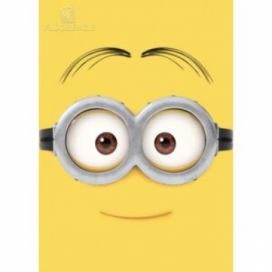 Vopi | Dětský koberec Mimoni 02 Gogglehead 95x133 cm, žlutý
