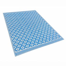 Venkovní koberec 160 x 230 cm modrý THANE