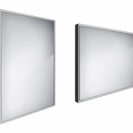 Černé LED zrcadlo ZPC13002-90 60x80 cm FORLIVING
