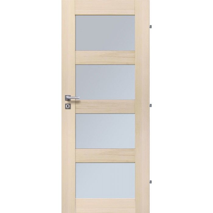 ERKADO Dřevěné masivni dveře masiv z borovice LION 4S - ERKADO CZ s.r.o.