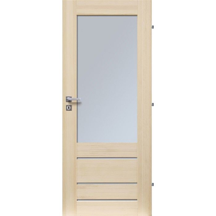 ERKADO Dřevěné masivni dveře masiv z borovice STOCKHOLM 4S - ERKADO CZ s.r.o.