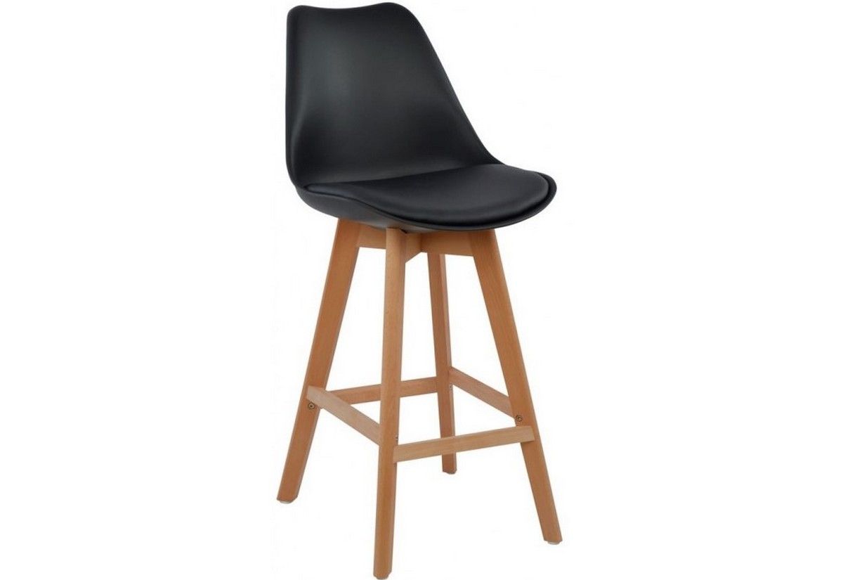 Barová židle CHRYSI, 47,5x105x55, černá - Expedo s.r.o.