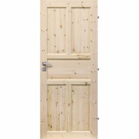 ERKADO Dřevěné masivni dveře masiv z borovice LONDON PN (Kvalita B) ERKADO CZ s.r.o.