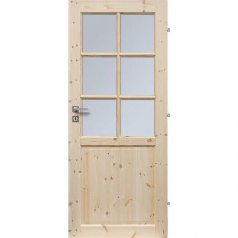 ERKADO Dřevěné masivni dveře masiv z borovice TORONTO 6S (Kvalita B) ERKADO CZ s.r.o.