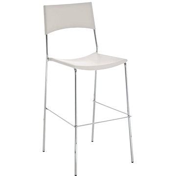 Barová židle Manila (SET 2 ks) bílá - alza.cz