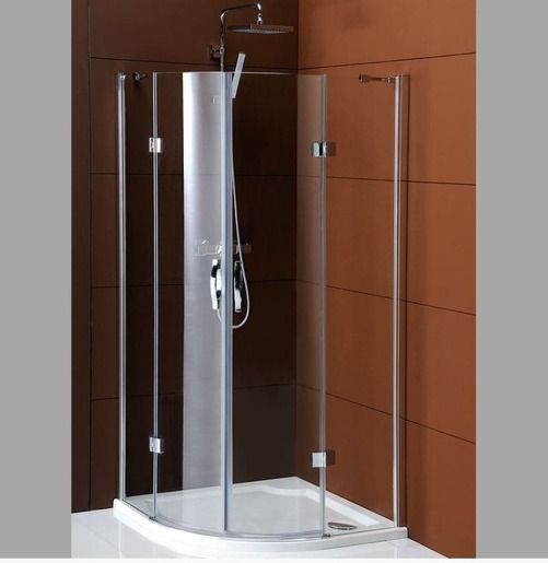 GELCO - LEGRO čtvrtkruhová sprchová zástěna dvoukřídlá 900x900, čiré sklo GL5590 - Hezká koupelna s.r.o.