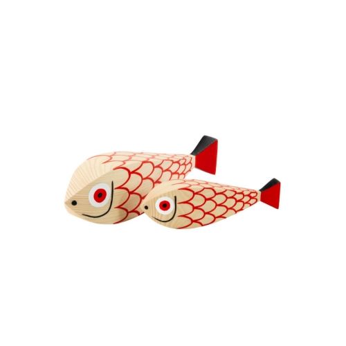 Wooden Doll Mother Fish and Child - Lino.cz