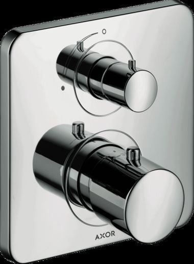 Podomítkový termostat Hansgrohe Axor Citterio M s uzavíracím ventilem, chrom 34705000 - Siko - koupelny - kuchyně